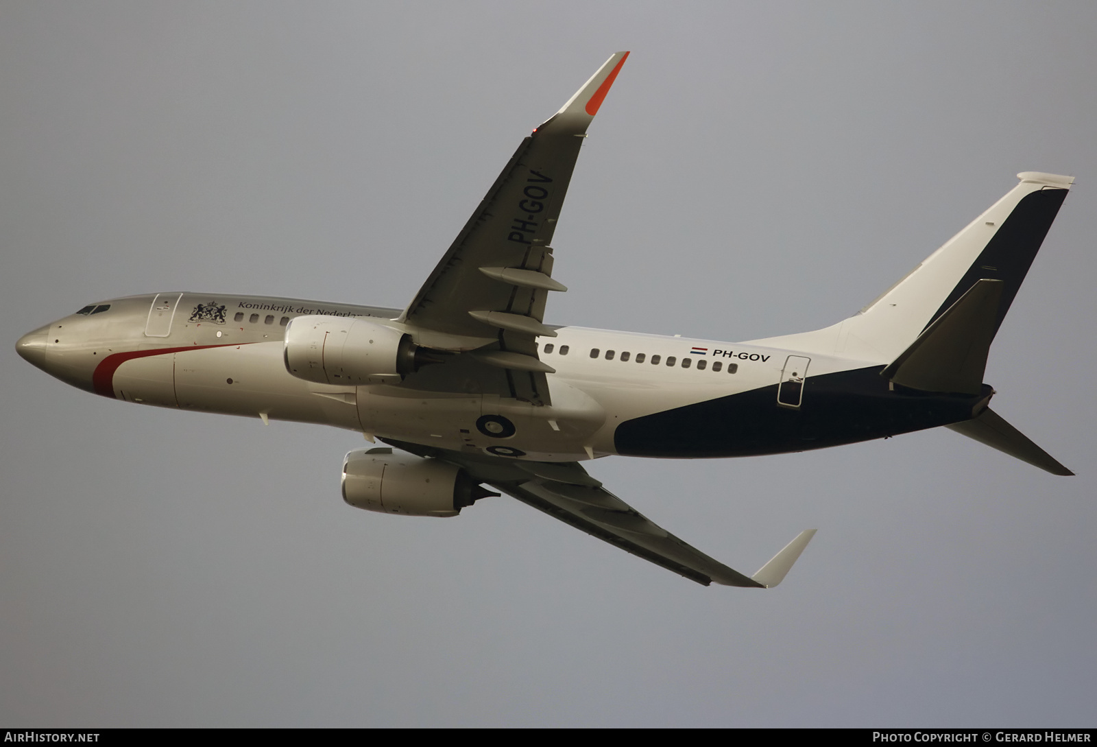 Aircraft Photo of PH-GOV | Boeing 737-700 BBJ | Netherlands Government | AirHistory.net #189747