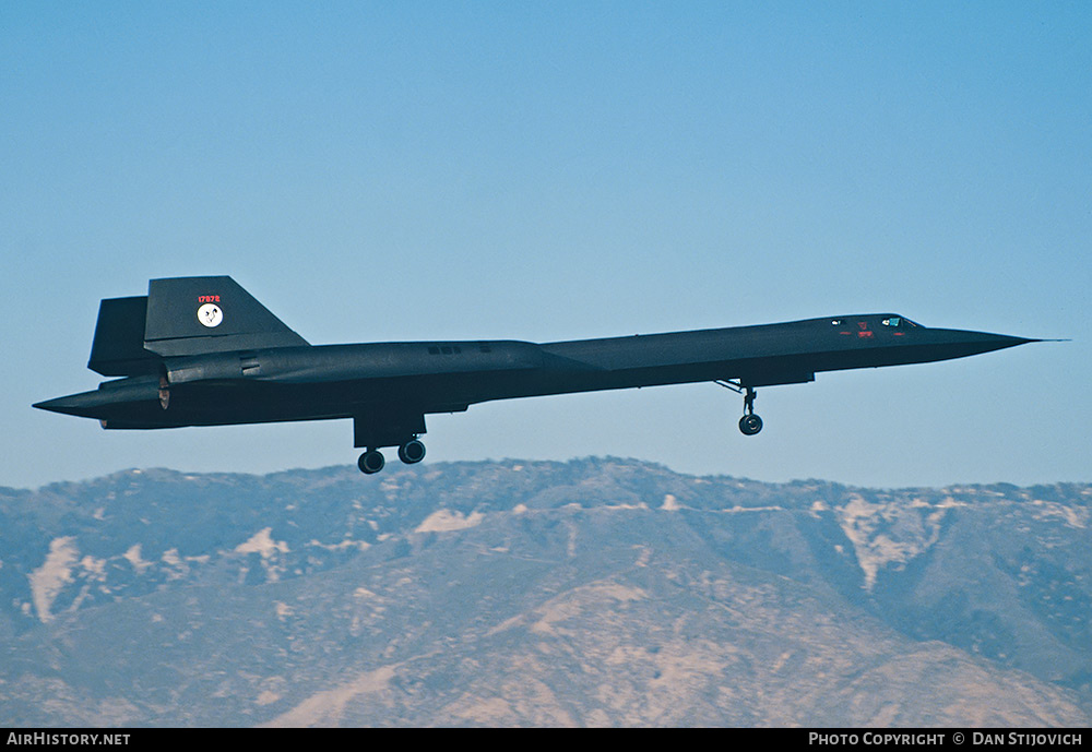 Aircraft Photo of 61-7972 / 17972 | Lockheed SR-71A Blackbird | USA - Air Force | AirHistory.net #189751