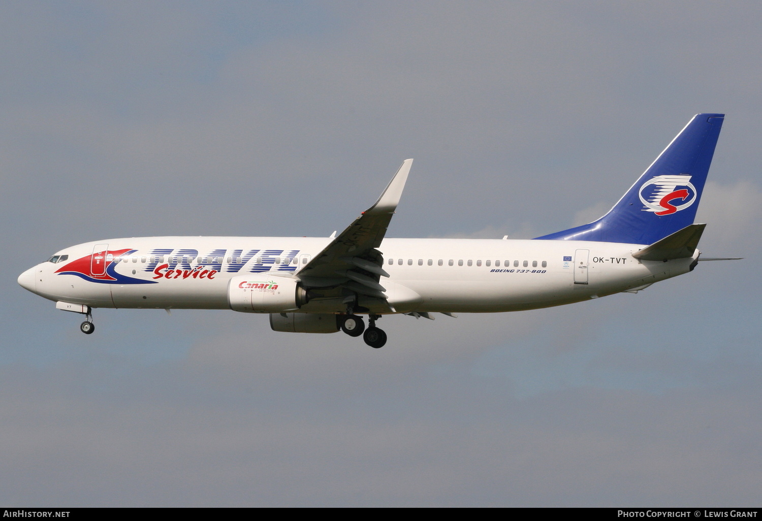 Aircraft Photo of OK-TVT | Boeing 737-86N | Travel Service | AirHistory.net #189801