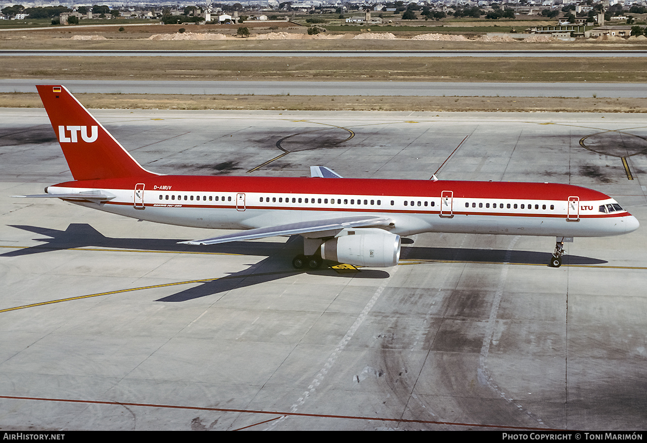 Aircraft Photo of D-AMUV | Boeing 757-2G5 | LTU - Lufttransport-Unternehmen | AirHistory.net #189834