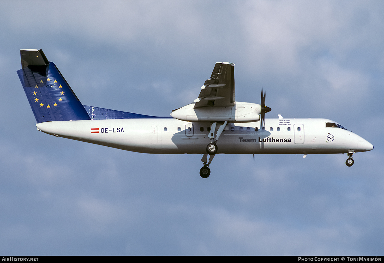 Aircraft Photo of OE-LSA | Bombardier DHC-8-314Q Dash 8 | Team Lufthansa | AirHistory.net #189849