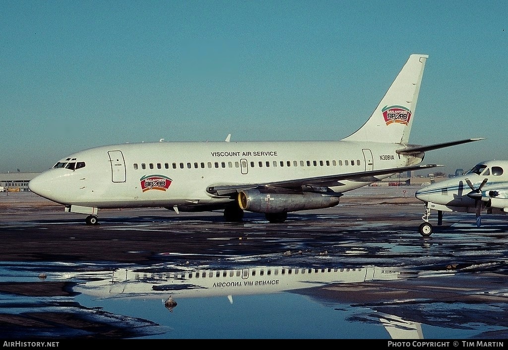 Aircraft Photo of N308VA | Boeing 737-247 | Viscount Air Service | AirHistory.net #189870