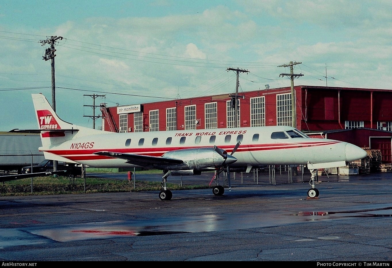 Aircraft Photo of N104GS | Swearingen SA-226TC Metro | TW Express - Trans World Express | AirHistory.net #189871