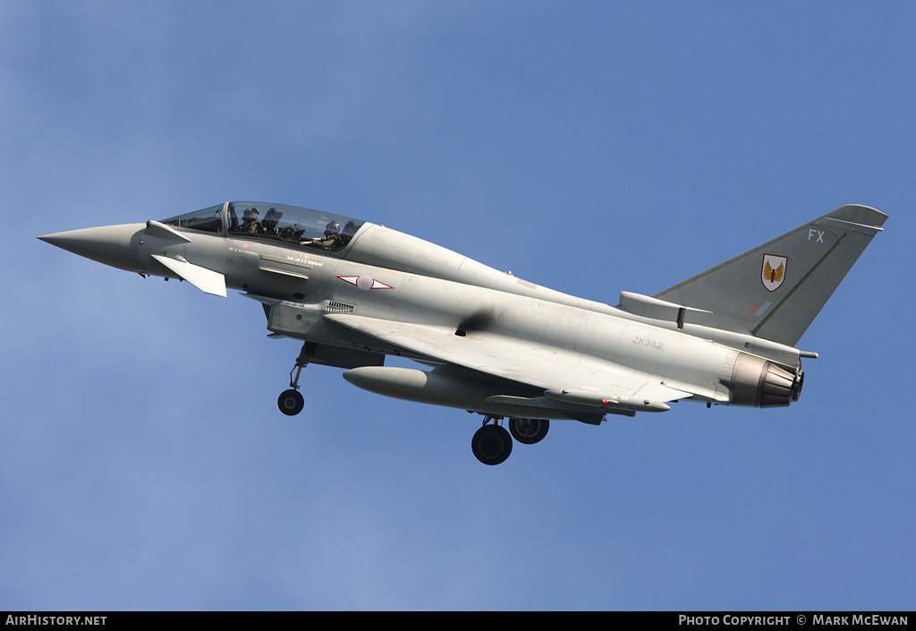 Aircraft Photo of ZK382 | Eurofighter EF-2000 Typhoon T3 | UK - Air Force | AirHistory.net #189876