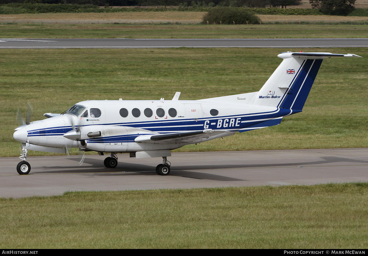 Aircraft Photo of G-BGRE | Beech 200 Super King Air | Martin-Baker | AirHistory.net #189877