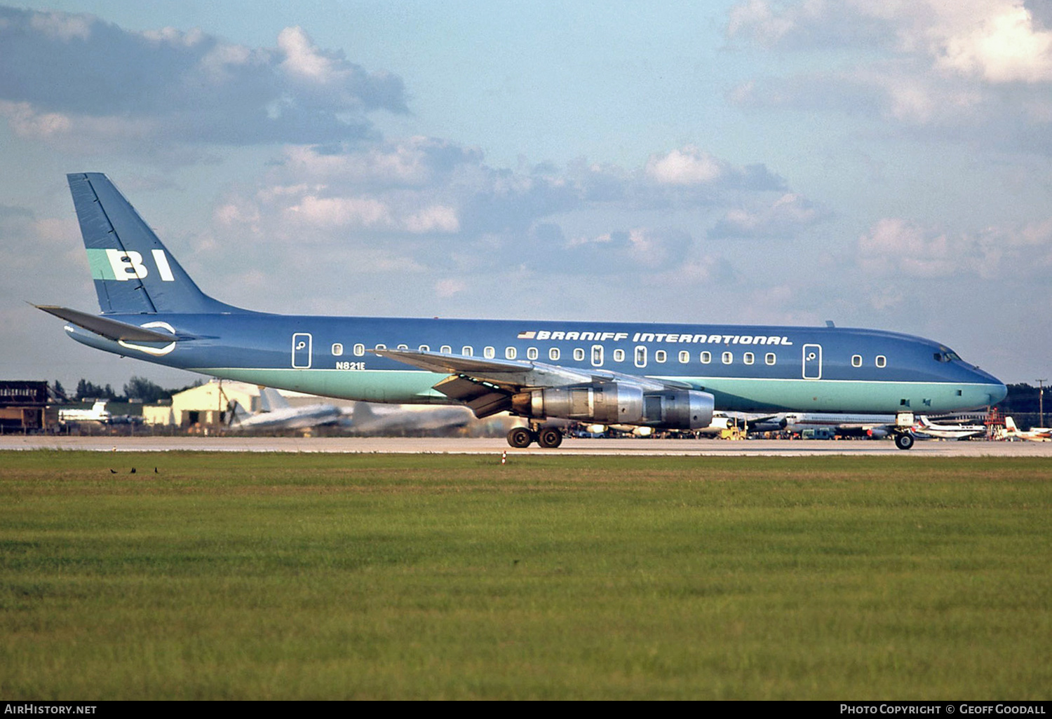 Aircraft Photo of N821E | Douglas DC-8-51 | Braniff International Airways | AirHistory.net #189891