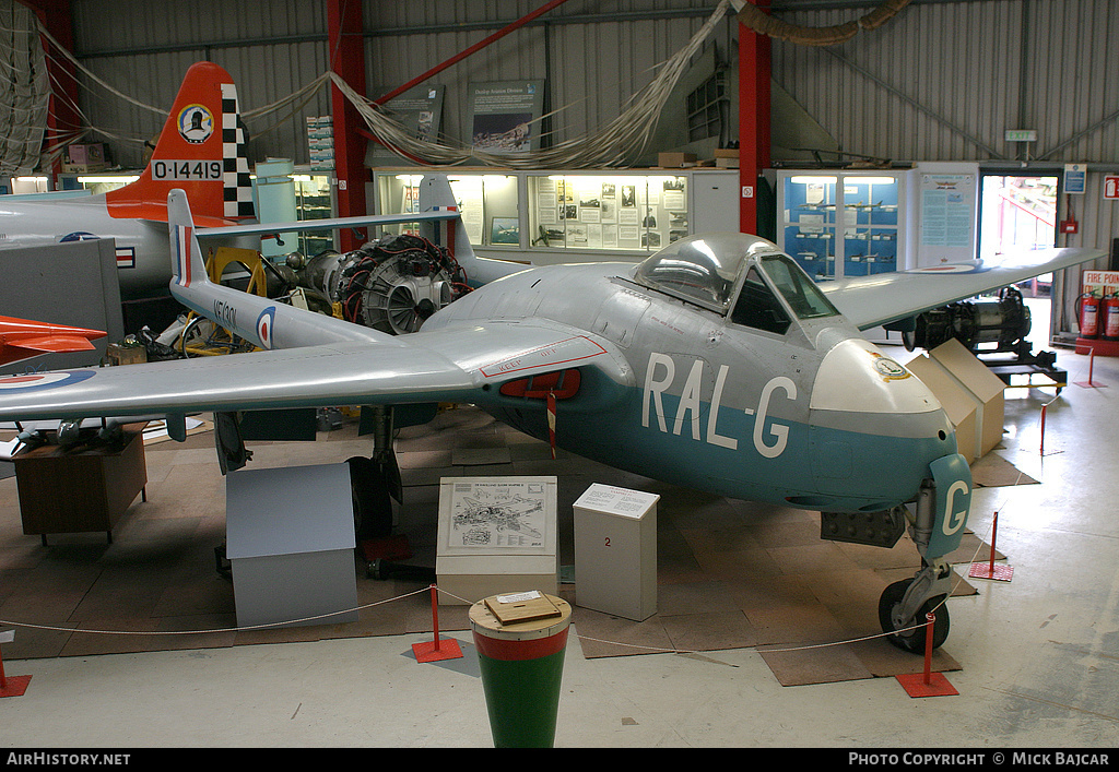 Aircraft Photo of VF301 | De Havilland D.H. 100 Vampire F1 | UK - Air Force | AirHistory.net #189896