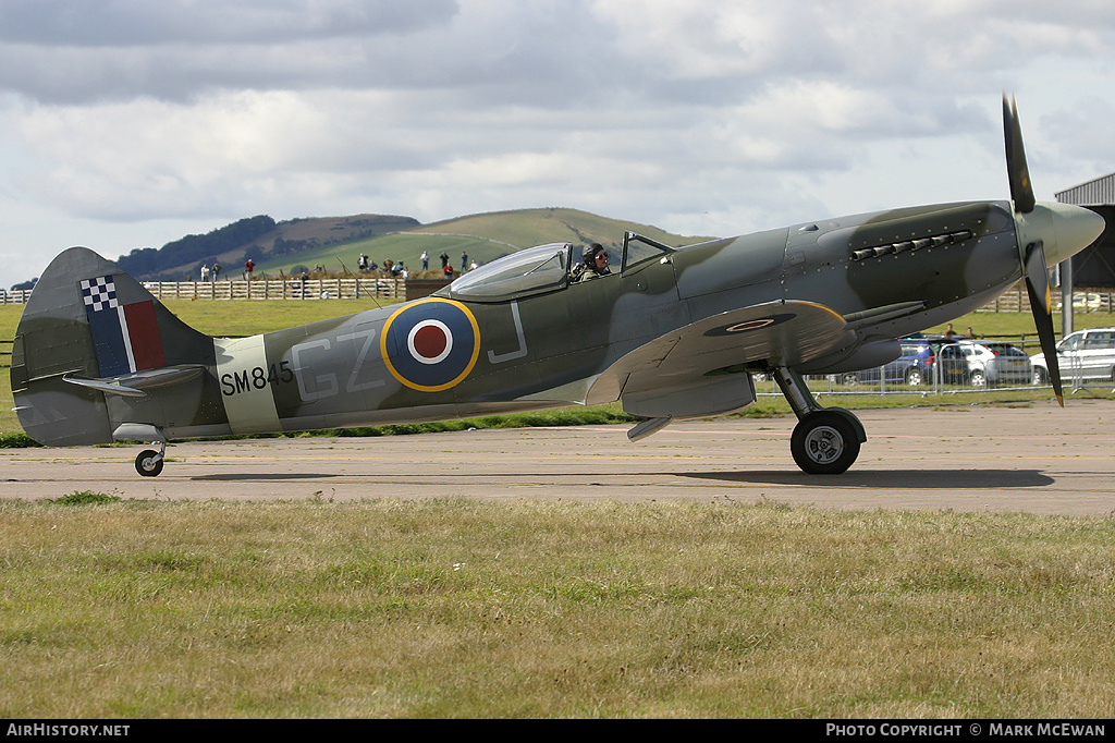 Aircraft Photo of G-BUOS / SM845 | Supermarine 394 Spitfire FR18E | UK - Air Force | AirHistory.net #189905