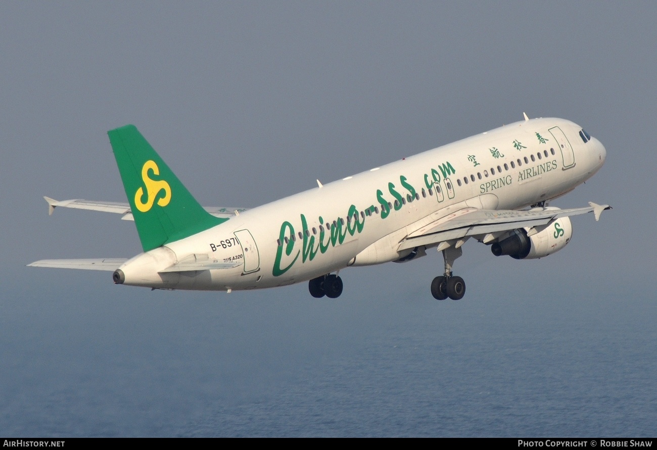 Aircraft Photo of B-6971 | Airbus A320-214 | Spring Airlines | AirHistory.net #189927