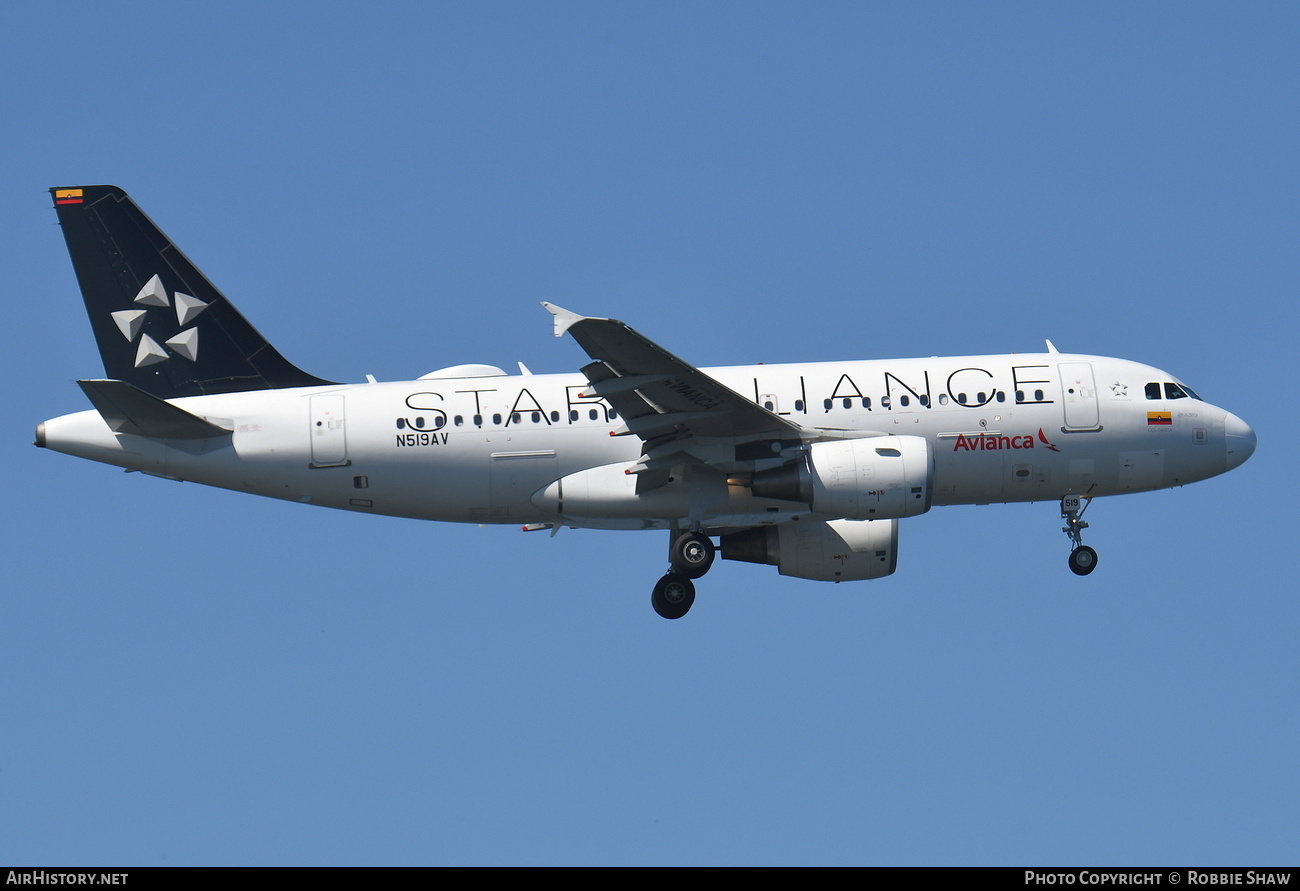 Aircraft Photo of N519AV | Airbus A319-115 | Avianca | AirHistory.net #189933