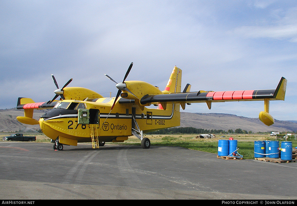 Aircraft Photo of C-GOGZ | Bombardier CL-415 (CL-215-6B11) | Ontario Ministry of Natural Resources | AirHistory.net #189953