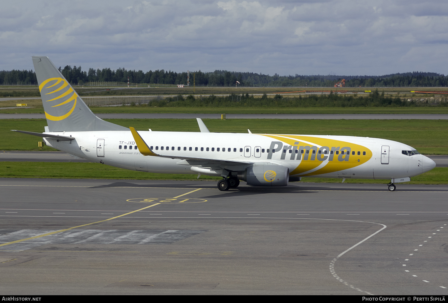Aircraft Photo of TF-JXD | Boeing 737-8Q8 | Primera Air | AirHistory.net #189965