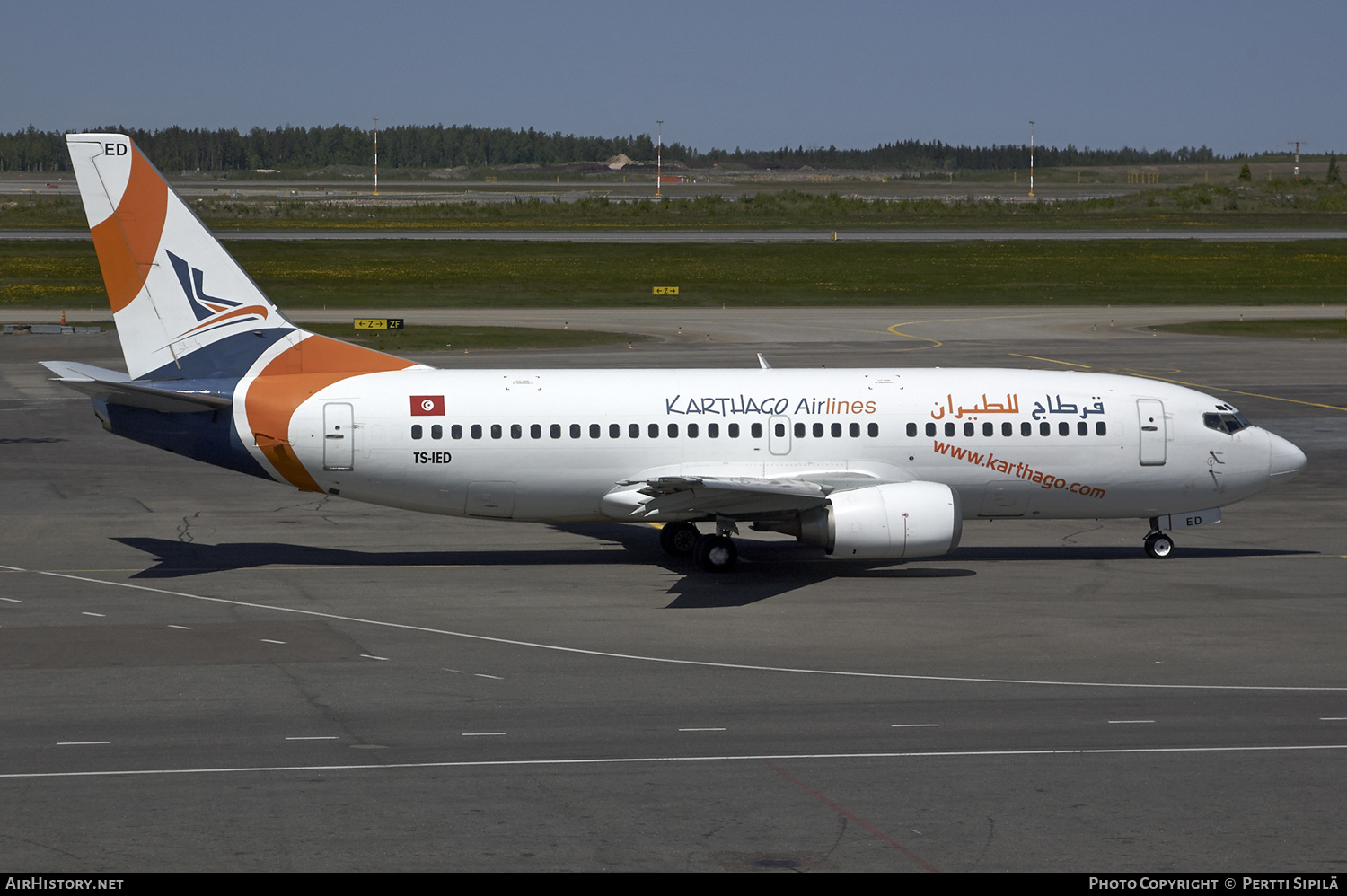 Aircraft Photo of TS-IED | Boeing 737-33A | Karthago Airlines | AirHistory.net #189970