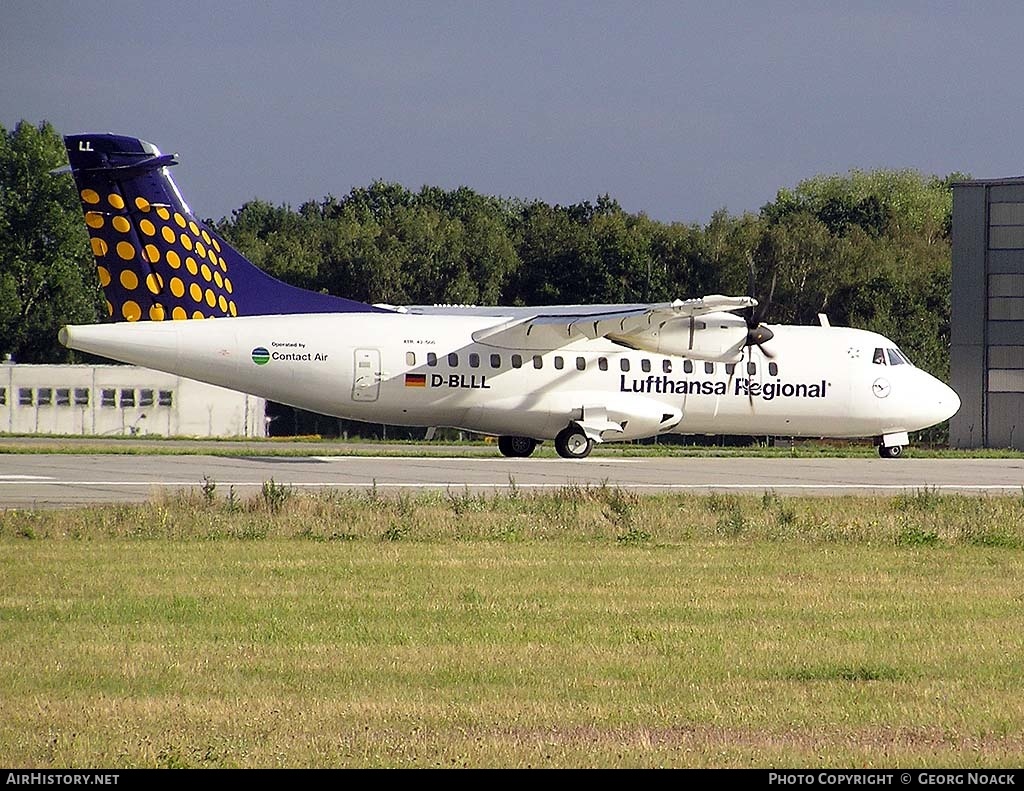 Aircraft Photo of D-BLLL | ATR ATR-42-500 | Lufthansa Regional | AirHistory.net #189979