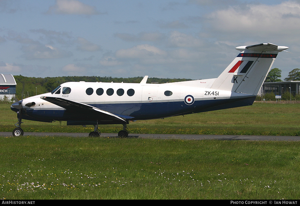 Aircraft Photo of ZK451 | Raytheon B200 King Air | UK - Air Force | AirHistory.net #189986