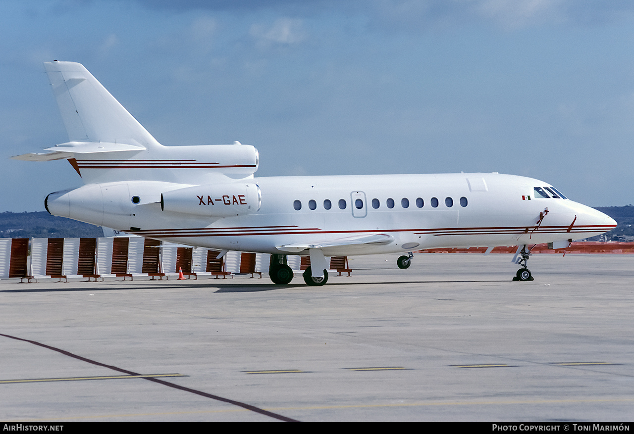 Aircraft Photo of XA-GAE | Dassault Falcon 900B | AirHistory.net #189990