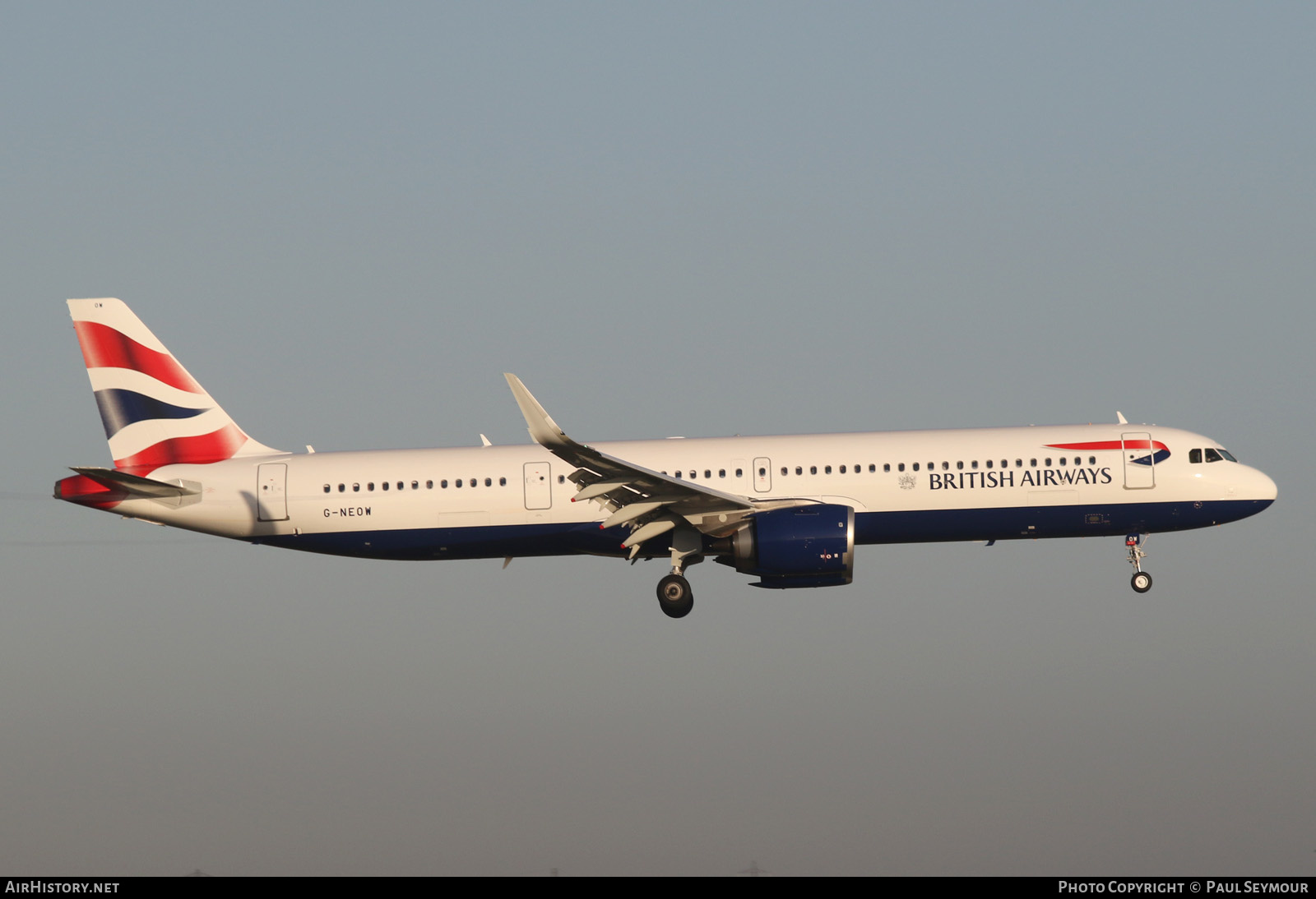 Aircraft Photo of G-NEOW | Airbus A321-251NX | British Airways | AirHistory.net #190050