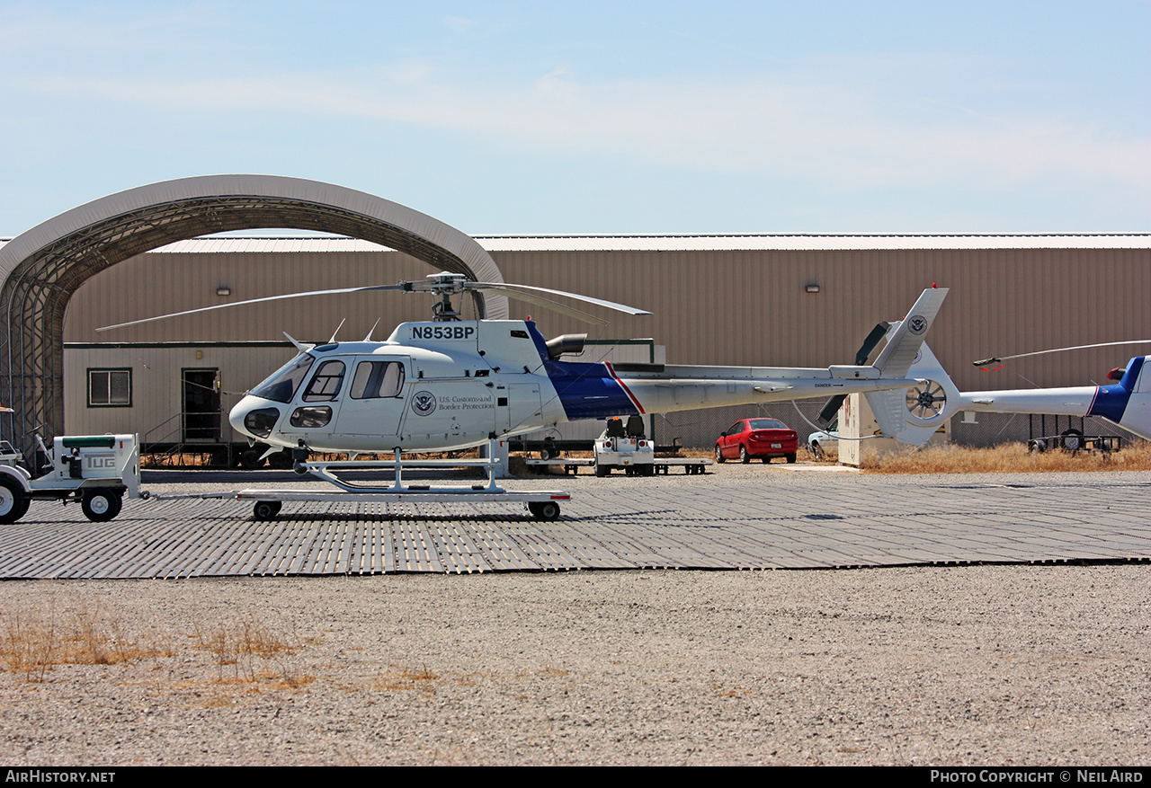 Aircraft Photo of N853BP | Aerospatiale AS-350B-3 Ecureuil | USA - Customs | AirHistory.net #190081