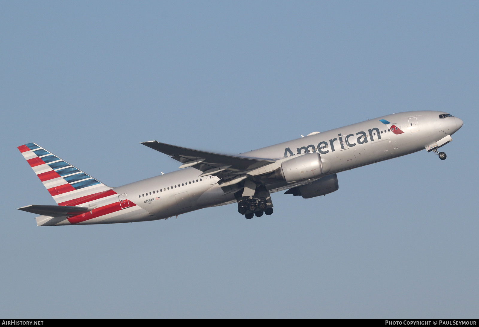 Aircraft Photo of N758AN | Boeing 777-223/ER | American Airlines | AirHistory.net #190098