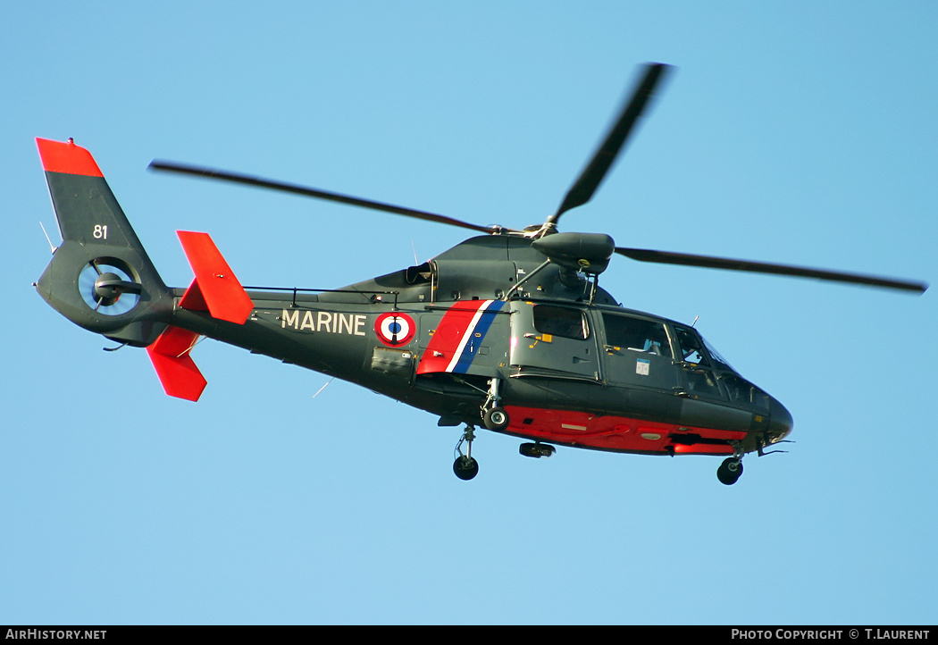 Aircraft Photo of 81 | Aerospatiale SA-365N Dauphin 2 | France - Navy | AirHistory.net #190099