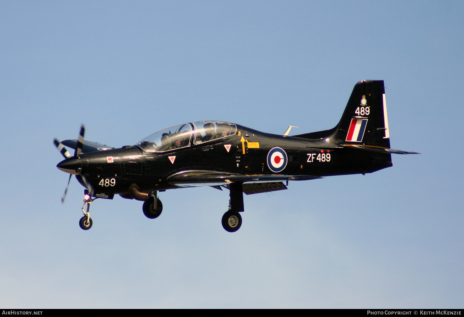 Aircraft Photo of ZF489 | Short S-312 Tucano T1 | UK - Air Force | AirHistory.net #190112