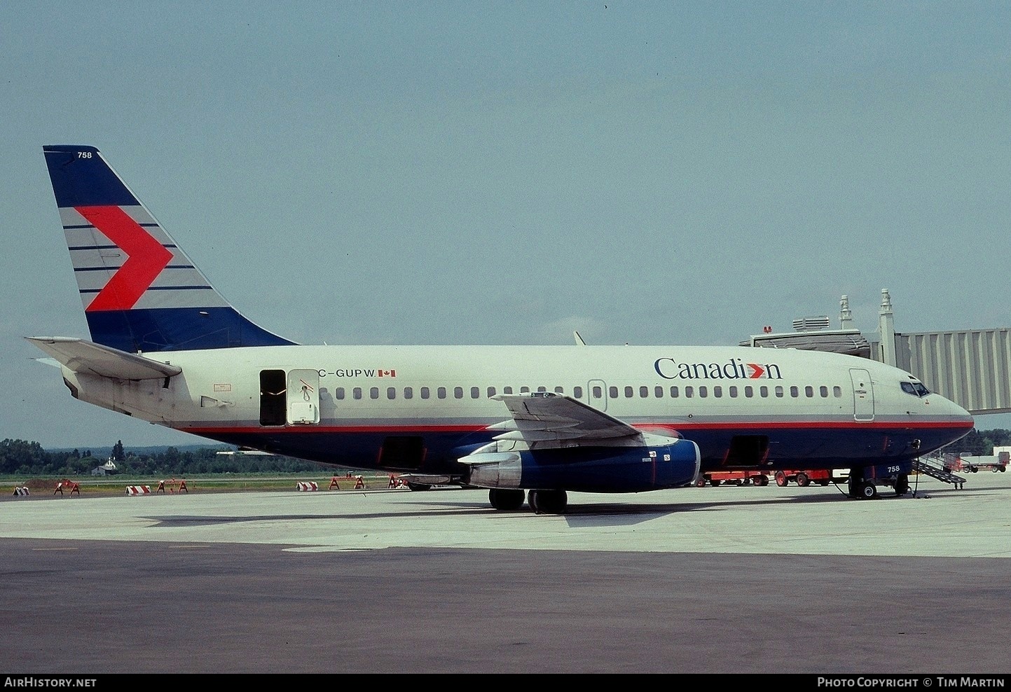 Aircraft Photo of C-GUPW | Boeing 737-275 | Canadian Airlines | AirHistory.net #190124