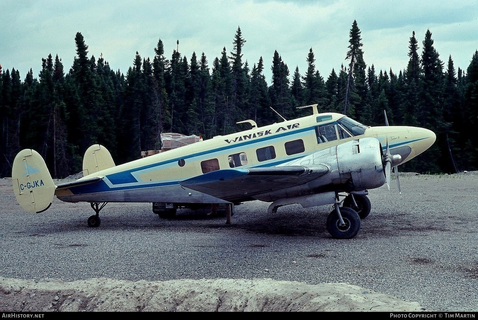 Aircraft Photo of C-GJKA | Beech G18S | Winisk Air | AirHistory.net #190125