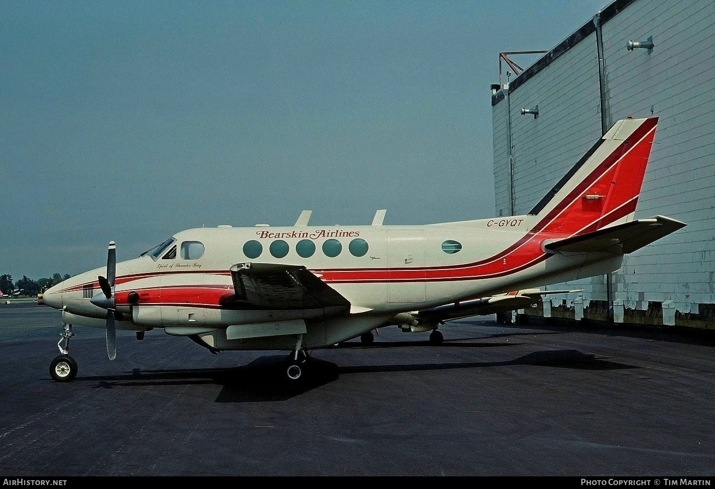 Aircraft Photo of C-GYQT | Beech A100 King Air | Bearskin Airlines | AirHistory.net #190133