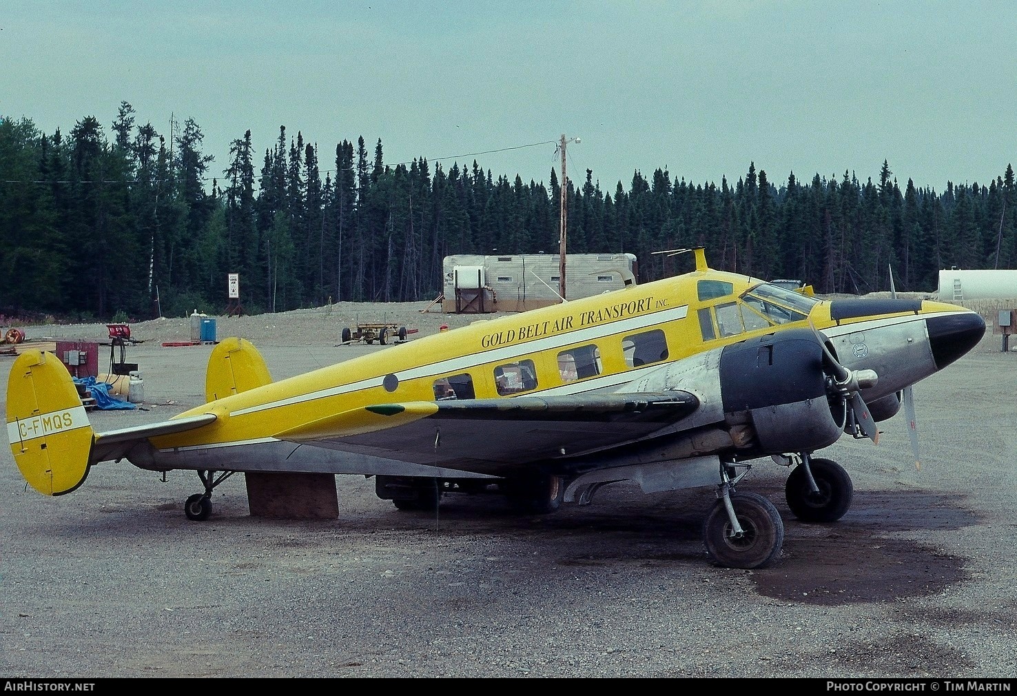 Aircraft Photo of C-FMQS | Beech E18S | Gold Belt Air Transport | AirHistory.net #190134