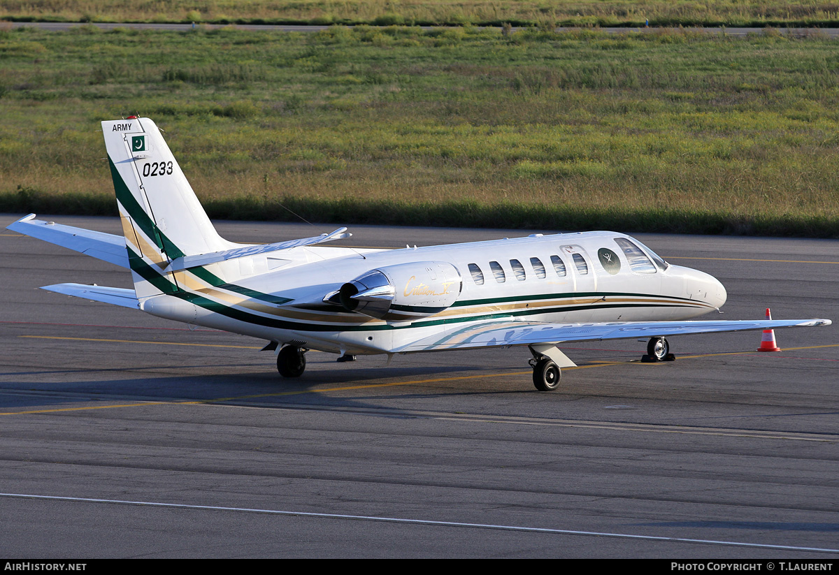 Aircraft Photo of 0233 | Cessna 560 Citation V | Pakistan - Army | AirHistory.net #190144