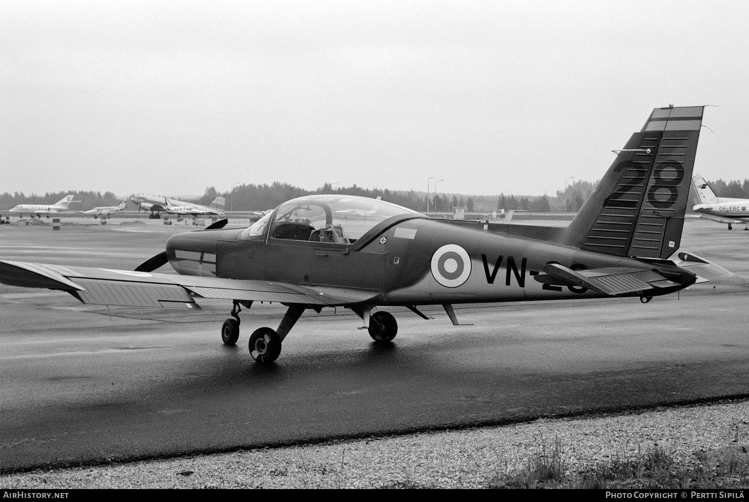 Aircraft Photo of VN-28 | Valmet L-70 Vinka | Finland - Air Force | AirHistory.net #190178