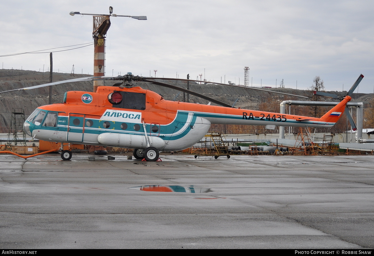 Aircraft Photo of RA-24435 | Mil Mi-8T | Alrosa Air Enterprise | AirHistory.net #190183