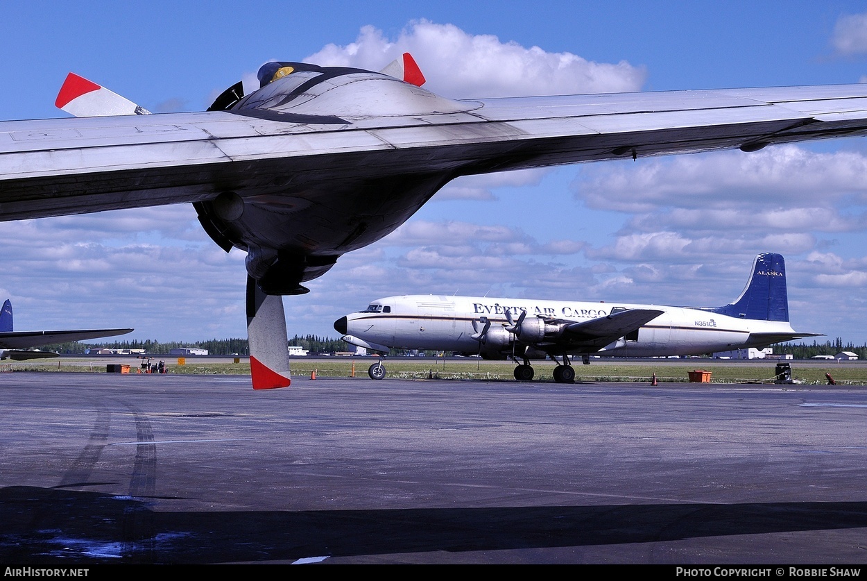 Aircraft Photo of N351CE | Douglas C-118A Liftmaster (DC-6A) | Everts Air Cargo | AirHistory.net #190188