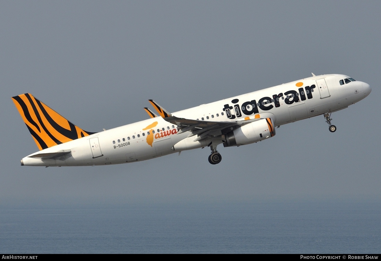 Aircraft Photo of B-50008 | Airbus A320-232 | Tigerair Taiwan | AirHistory.net #190198