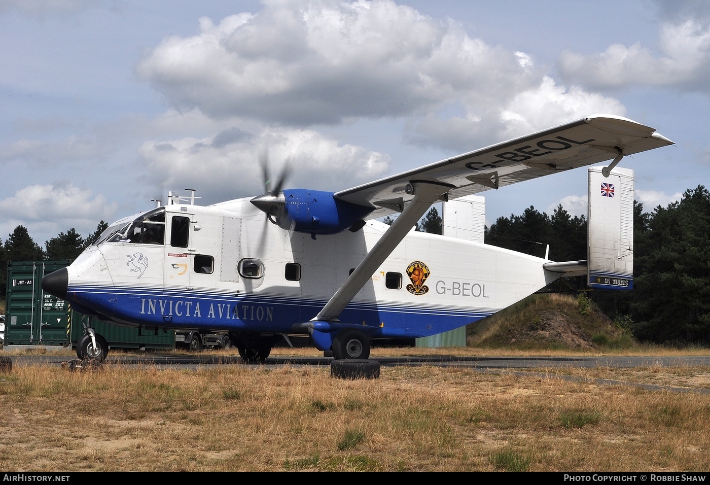 Aircraft Photo of G-BEOL | Short SC.7 Skyvan 3-100 | Invicta Aviation | AirHistory.net #190204