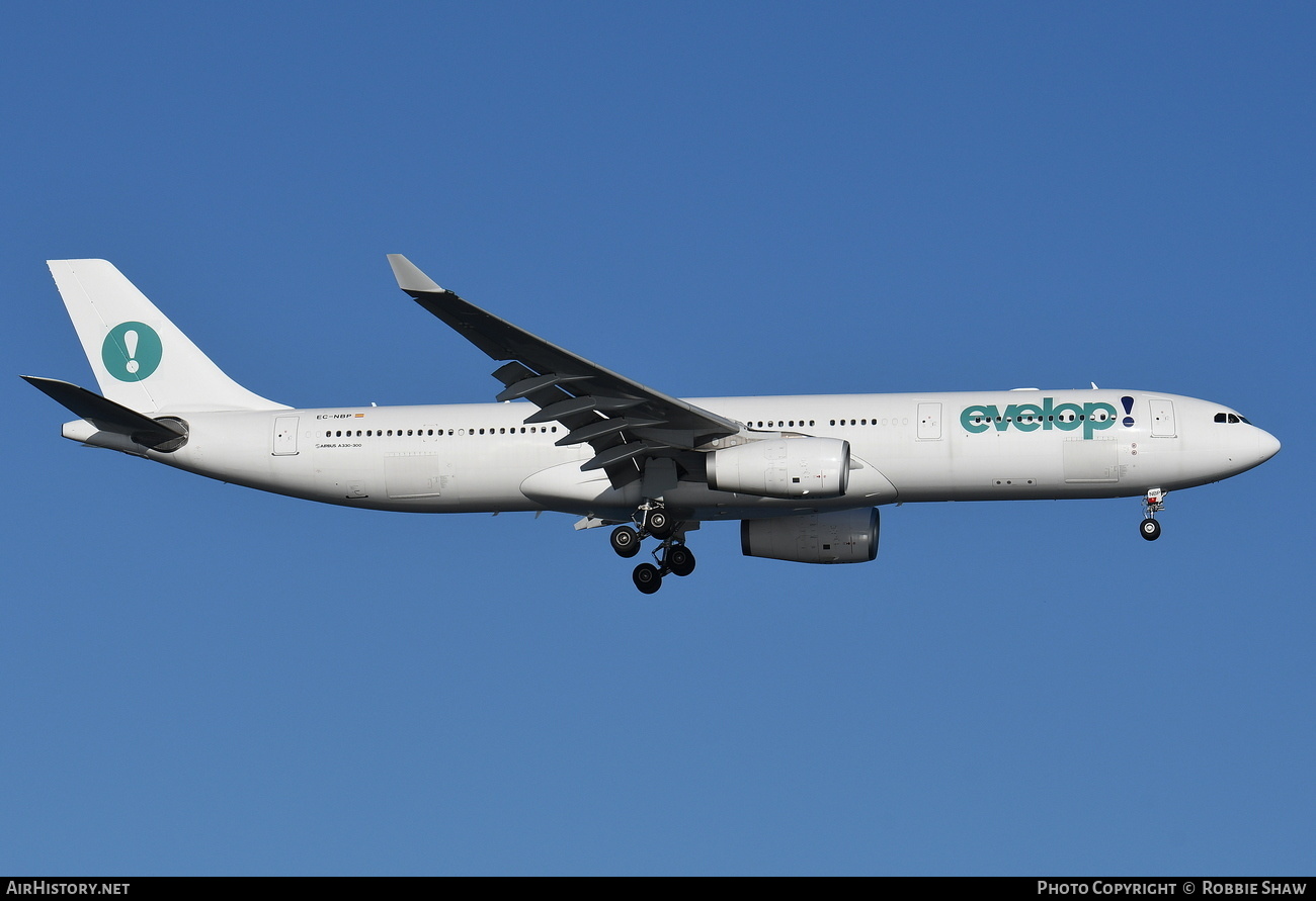 Aircraft Photo of EC-NBP | Airbus A330-343E | Evelop Airlines | AirHistory.net #190208