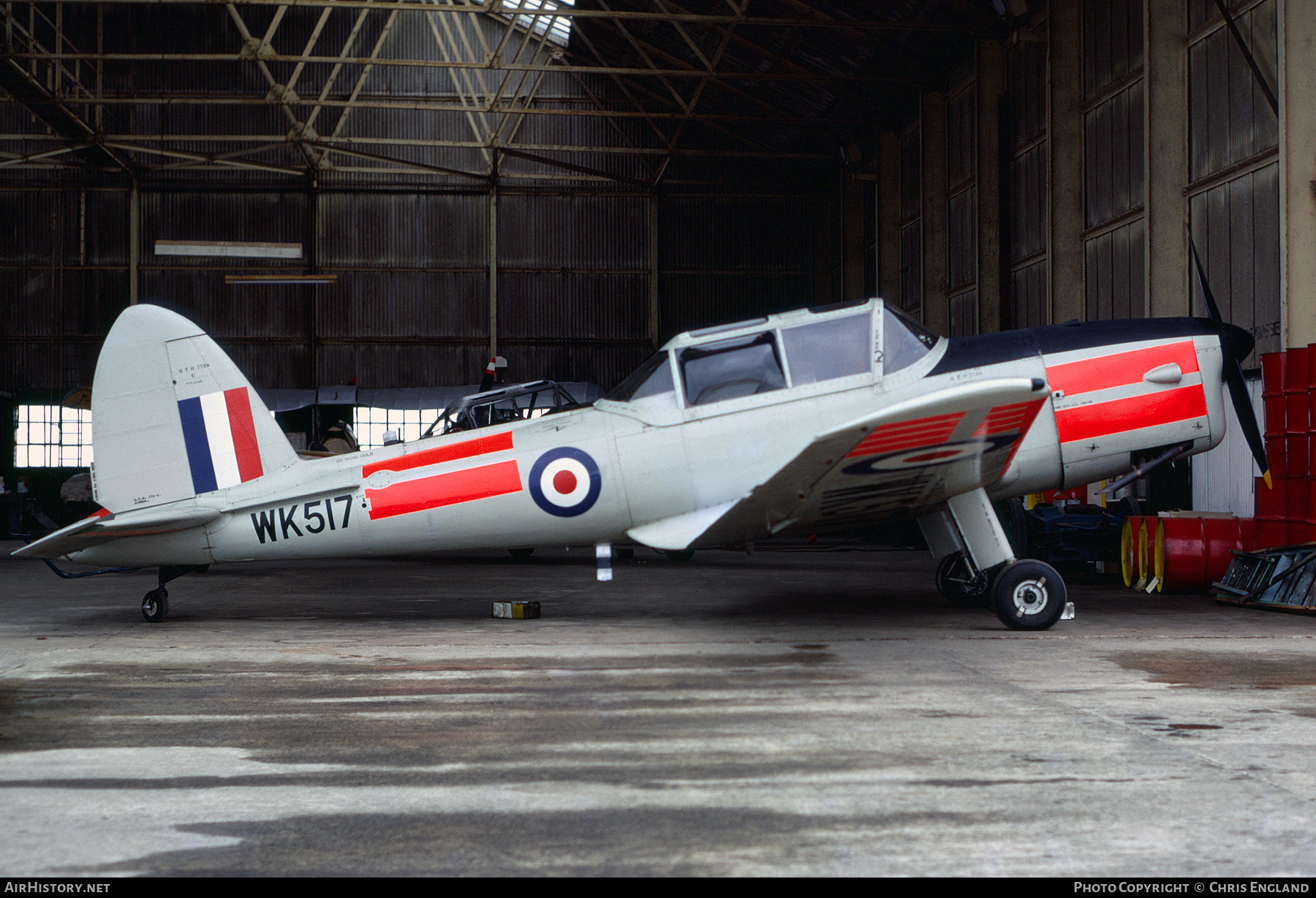 Aircraft Photo of WK517 | De Havilland DHC-1 Chipmunk Mk22 | UK - Air Force | AirHistory.net #190215