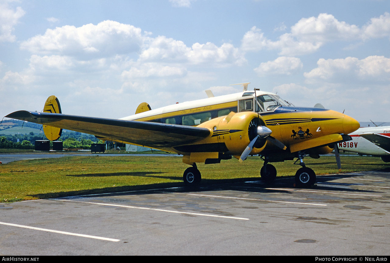 Aircraft Photo of N20PA | Beech H18 Tri-Gear | State of Pennsylvania | AirHistory.net #190216