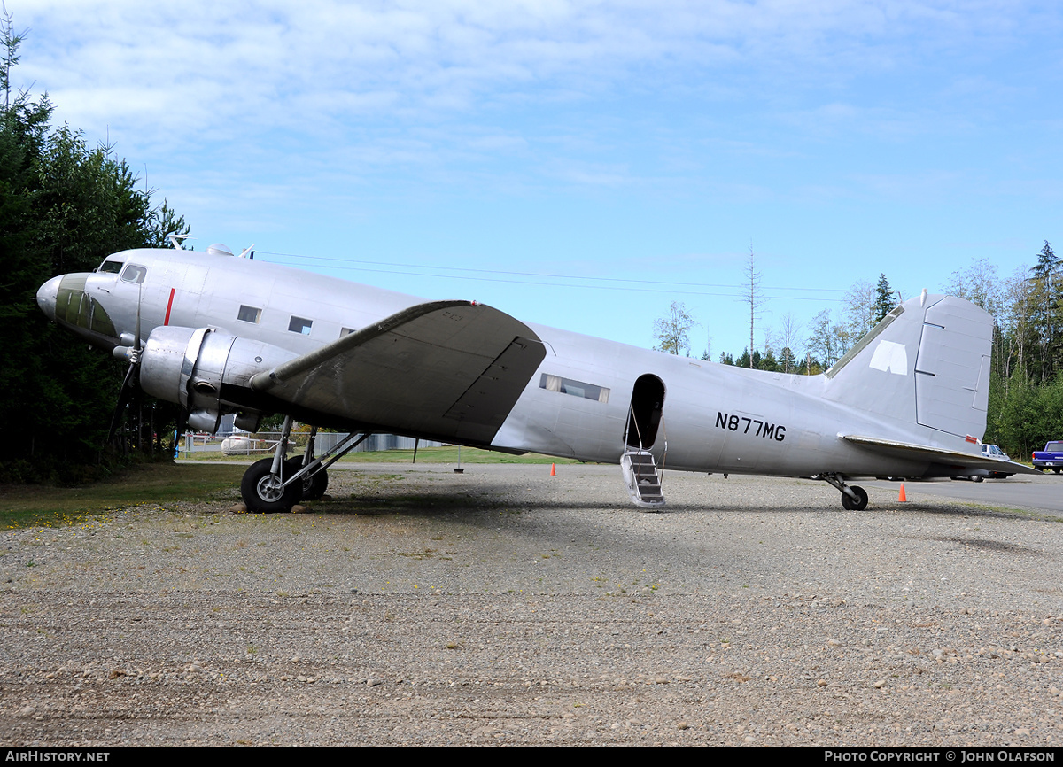 Aircraft Photo of N877MG | Douglas DC-3(C) | AirHistory.net #190246