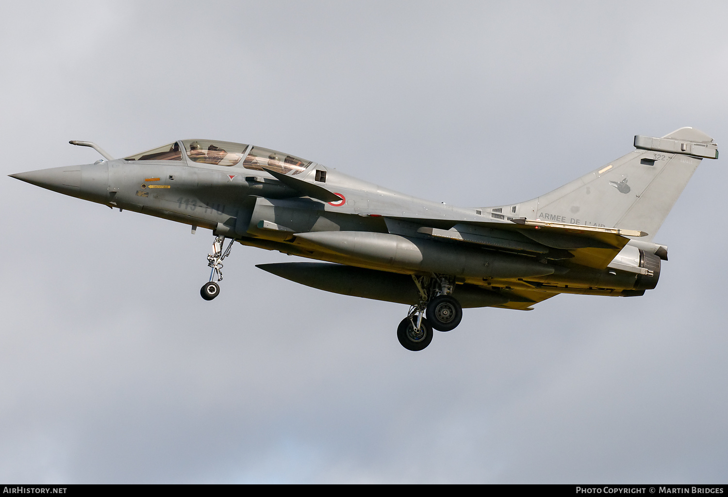 Aircraft Photo of 322 | Dassault Rafale B | France - Air Force | AirHistory.net #190252
