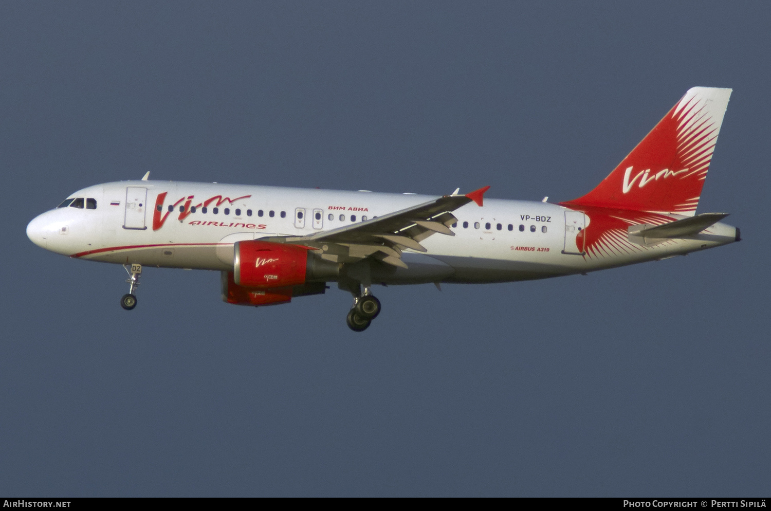 Aircraft Photo of VP-BDZ | Airbus A319-112 | VIM Airlines | AirHistory.net #190258