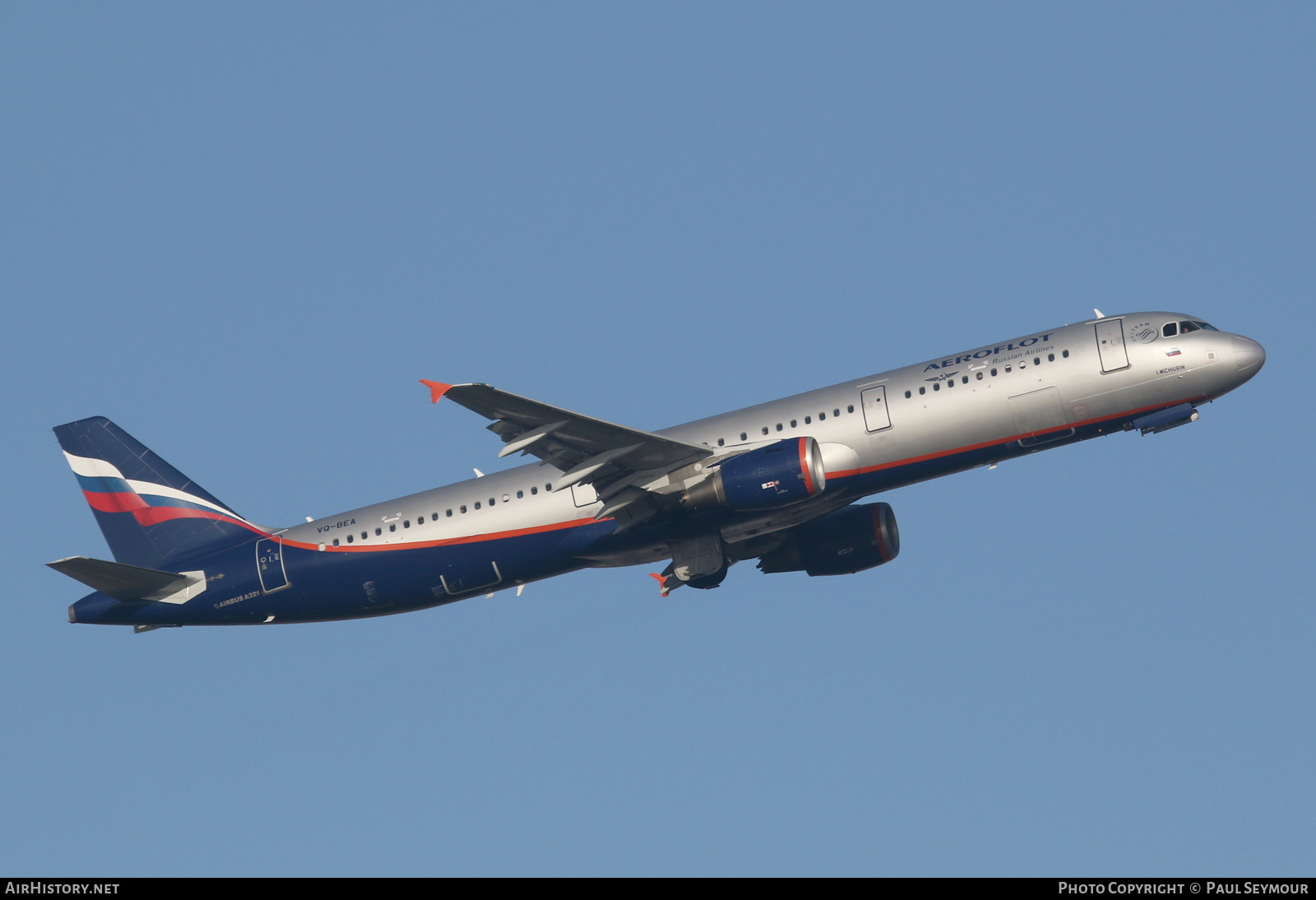 Aircraft Photo of VQ-BEA | Airbus A321-211 | Aeroflot - Russian Airlines | AirHistory.net #190266