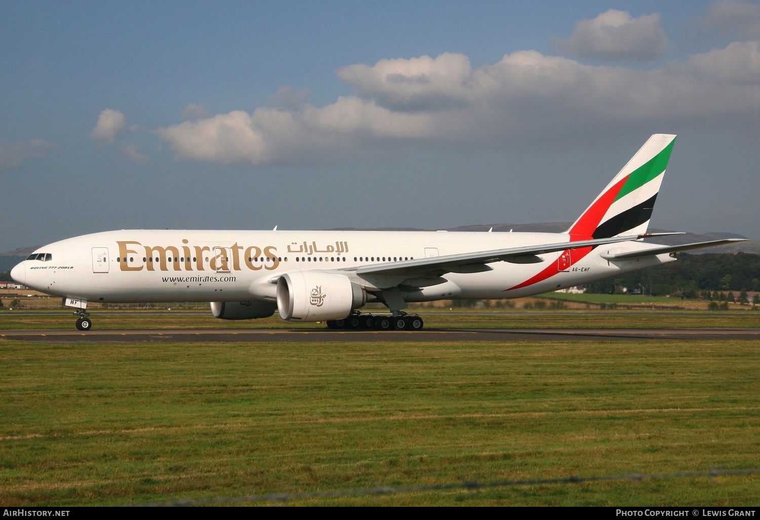 Aircraft Photo of A6-EWF | Boeing 777-21H/LR | Emirates | AirHistory.net #190268