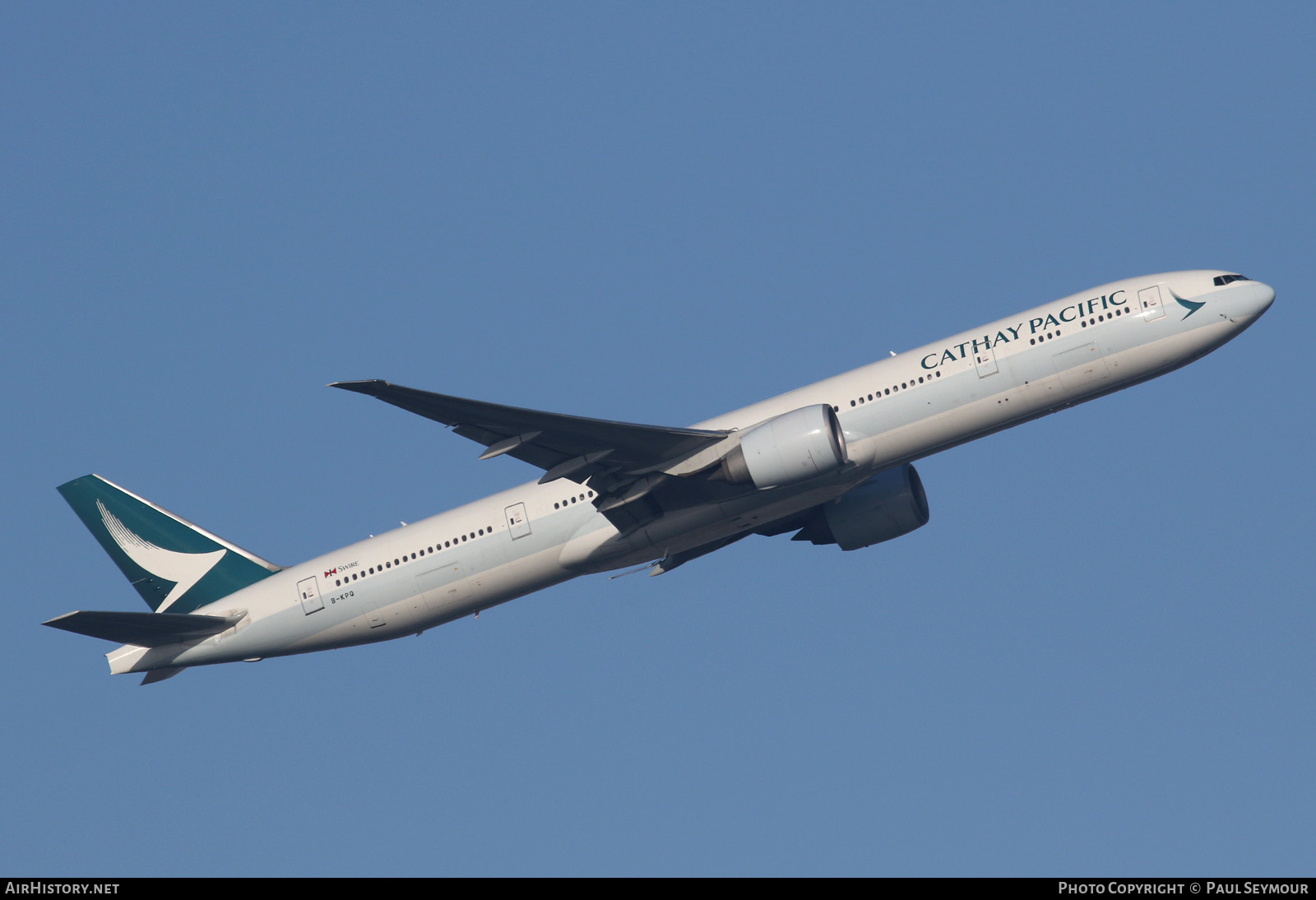 Aircraft Photo of B-KPQ | Boeing 777-367/ER | Cathay Pacific Airways | AirHistory.net #190276