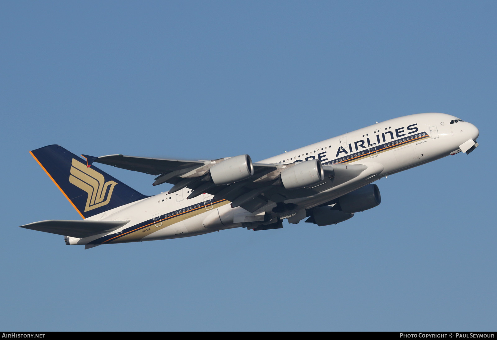 Aircraft Photo of 9V-SKW | Airbus A380-841 | Singapore Airlines | AirHistory.net #190279