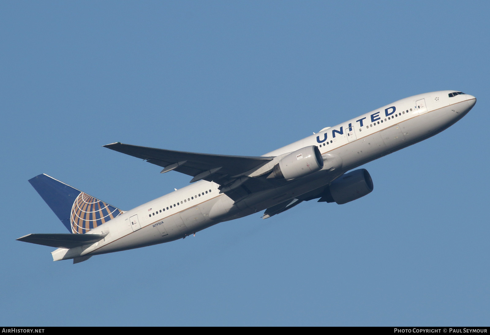 Aircraft Photo of N791UA | Boeing 777-222/ER | United Airlines | AirHistory.net #190319
