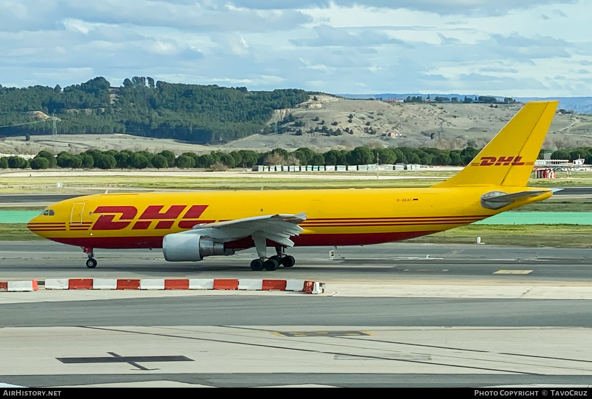 Aircraft Photo of D-AEAC | Airbus A300B4-622R(F) | DHL International | AirHistory.net #190321