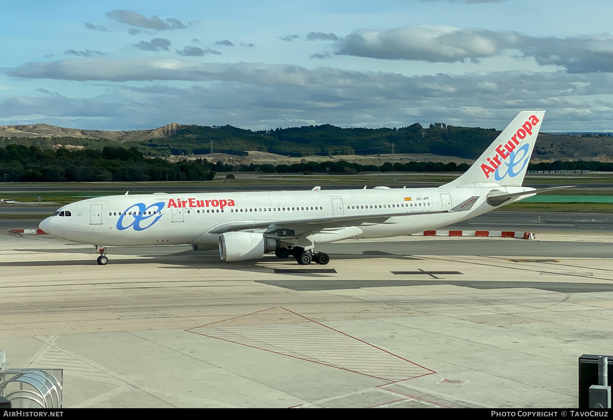 Aircraft Photo of EC-JPF | Airbus A330-202 | Air Europa | AirHistory.net #190323