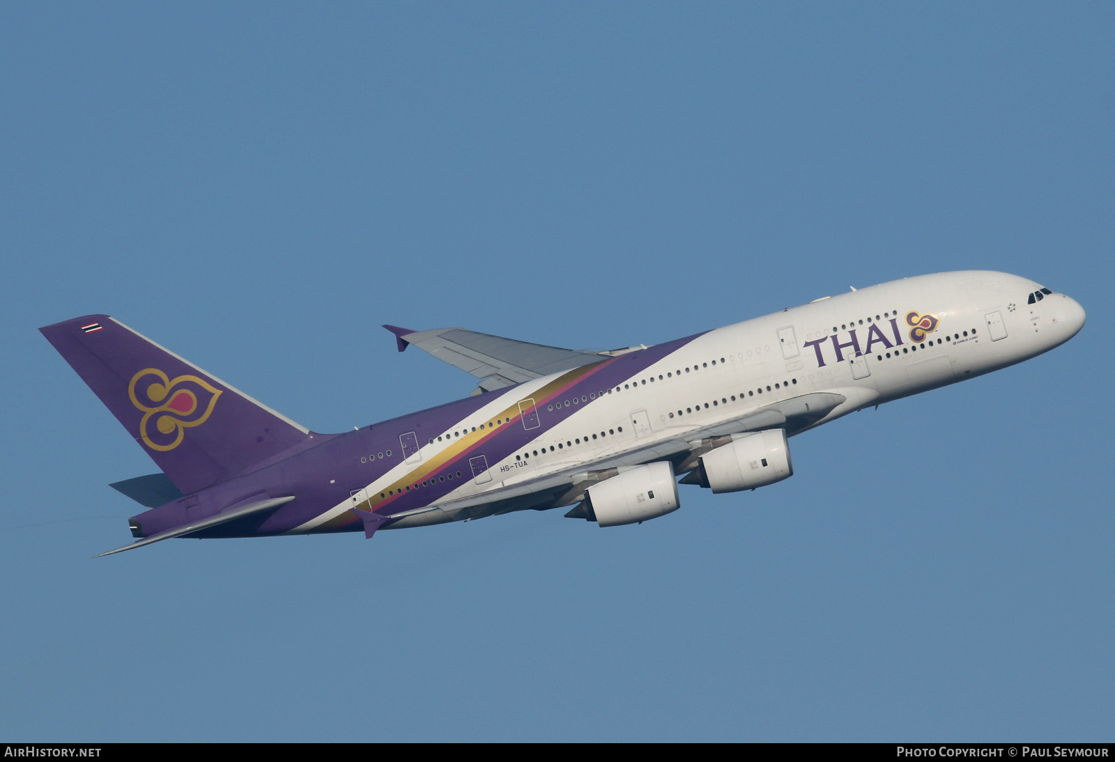 Aircraft Photo of HS-TUA | Airbus A380-841 | Thai Airways International | AirHistory.net #190333