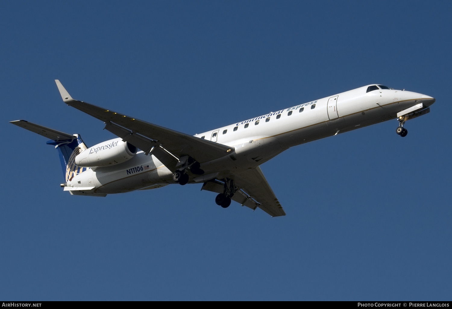 Aircraft Photo of N11106 | Embraer ERJ-145XR (EMB-145XR) | Continental Express | AirHistory.net #190340